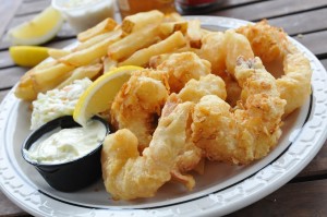 Shrimp and Chips Xtra Crispy and Tradition Batter 8